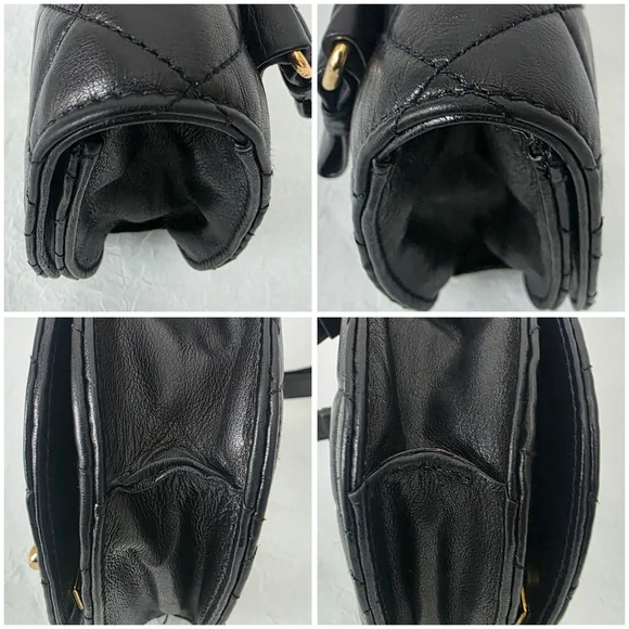 Auth Chanel Quilted Lambskin Flap Leather Waist/Belt Bag - Picture 13 of 13